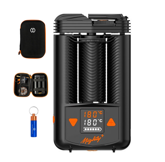 STORZ & BICKEL Mighty+ Verdampfer Vaporizer Bluetooth, USB-C, mit Case, Kapsel-Caddy