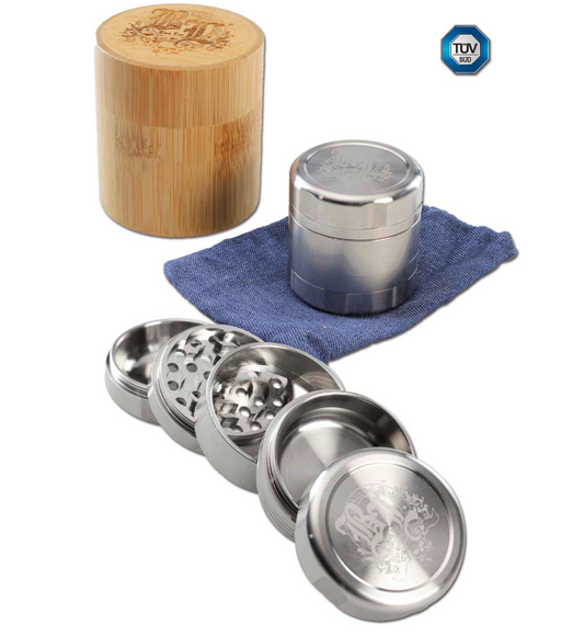 Black Leaf Edelstahl Deluxe Grinder 5-tlg.